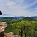 Der Wilgartswieser Rauhbergpfeiler bietet eine schöne Aussicht auf Hauenstein.