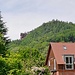Der erste Blick hinauf zum Spirkelbacher Rauhbergpfeiler, meinem nächsten Ziel.