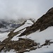 Das Schneeband zog sich immerhin bis zum Firngrat.