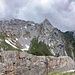 Hinüberblick über den schneidigen Vorbau zum Kulm