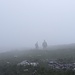 Meine Jungs im Nebel.