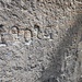 Antica iscrizione sulla parete della cengia