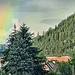Regenbogen am Vortag