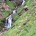 Wasserfall in der Schöngrube am Bonacossa-Steig