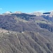 <b>La zona dell'escursione odierna vista dal Monte Gringo in una foto del 2 aprile 2024.</b>