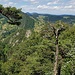 Zurück schweift der Blick hinab zur Ruine.
