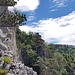 Der Start über das Drachenloch vor uns.