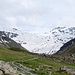 Rückblick bei der Abfahrt mit dem Bike.