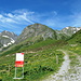 Start an der Skihütte Obererbs, geschossen wurde heute auch, aber auf der anderen Seite
