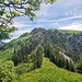 Ausblick vom Pt. 1594 Bleikigrat auf die Gratzacken am Bleikigrat/Rätzelen