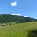 Auf der Anfahrt. Der Felsen oberhalb von Gerold sieht interessant aus.