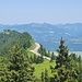 Blick zur nahen Panoramastraße, mein Auto ist auch zu sehen - es ist also echt nicht weit!