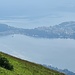 <b>La foschia mi nega la necessaria limpidezza per scattare delle belle foto. Come contropartita evito di sfoderare le frasi stereotipate e smielate del tipo: “panorama mozzafiato”, “un naturale balcone panoramico”, “lì dove la bellezza si divide in due rami”, “Punta Spartivento, sogno di pace e bellezza infinita, sei il respiro del lago, l’essenza della vita”, “dove il trekking si trasforma in poesia”, “in cima ai tuoi pensieri c’è il panorama più bello”, “se non ti emoziona questo panorama, più che altro esisti, non vivi”.</b>