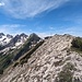 auf dem leichten Grat zum Schänzelekopf