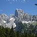 Ein großartiger Blick von der Theodor Körner Hütte zur Bischofsmütze (Zoom)