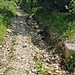 ... auch wenn der Wanderweg eher einem Bachbett gleicht ...