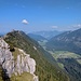 Blick hinab ins Graswangtal. 