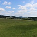 Blick zu den Bergen des Zákupská pahorkatina