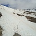 Etwas oberhalb von 2500m geht es mit Skier weiter.
