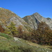 Rückblick zum Pizzo Ruscada vom oberen Ende der Alpe Rovina.
