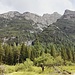 Rückblick zur Ferrata René de Pol