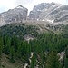 Mächtig baut sich die hohe Gaisl auf.