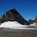 Platthorn, vom Furggji kommend geht es unterhalb des Platthorns über den Gletscher