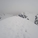 Auf der Tuckettspitze; man sieht eine der Kristallspitzen.