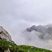 Die Wolkenfelder wurden immer dichter bis zum Schluss gabs keine Aussicht mehr zum gniessen.