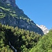 Bei angenehmen kühlen Teperaturen Aufstieg Richtung Seealpsee