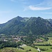 Blick auf dem Bergstock Brecherspitz (Schlierseeberge) mit seinem U- Förmigen Gratverlauf