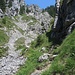Aufstieg im Gehgelände.