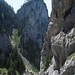 Beeindruckendes Ambiente beim Aufstieg am Gelbe-Wand-Steig.
