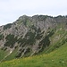 Der Branderschrofen über dem Grüble.
