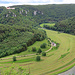 Blick zur Burg Wildenstein und der Donau.