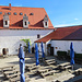 Im Innenhiof der Burg Wildenstein.