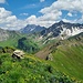 Blick vom Hochspeler zum Naafkopf