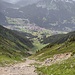 Abstieg mit Aussicht