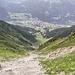Wegloser Direktabstieg Richtung Talbach 