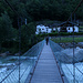 La passerella sul torrente Lys