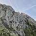 Nach leichter Querung, hoch zur Abkletterstelle