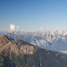 Blick ins westliche Karwendel, links die Mieminger, im Vordergrund der Sonnenstein