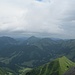 Blick von der Montscheinspitze nach Nordosten.