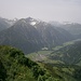 Griestalerspitze mit Holzgau im Tal