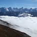 Immer wieder geht der Blick hinüber in die Hohen Tauern. Der Großglockner versteckt sich leider mittlerweile  hinter einer Wolke.