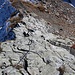 Noch eine kurze versicherte Stelle, dann geht es wieder aufwärts in Richtung Hochkogel.