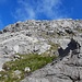 Die Gipfelwand des Binn Chorr kann direkt erklettert werden