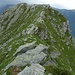 Ecco la sella e l'anticima nord del Gaggio