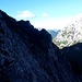 Rückblick aus der Südwestrinne.