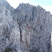 Traverse oberhalb des Ausstieges aus der Südwestrinne.